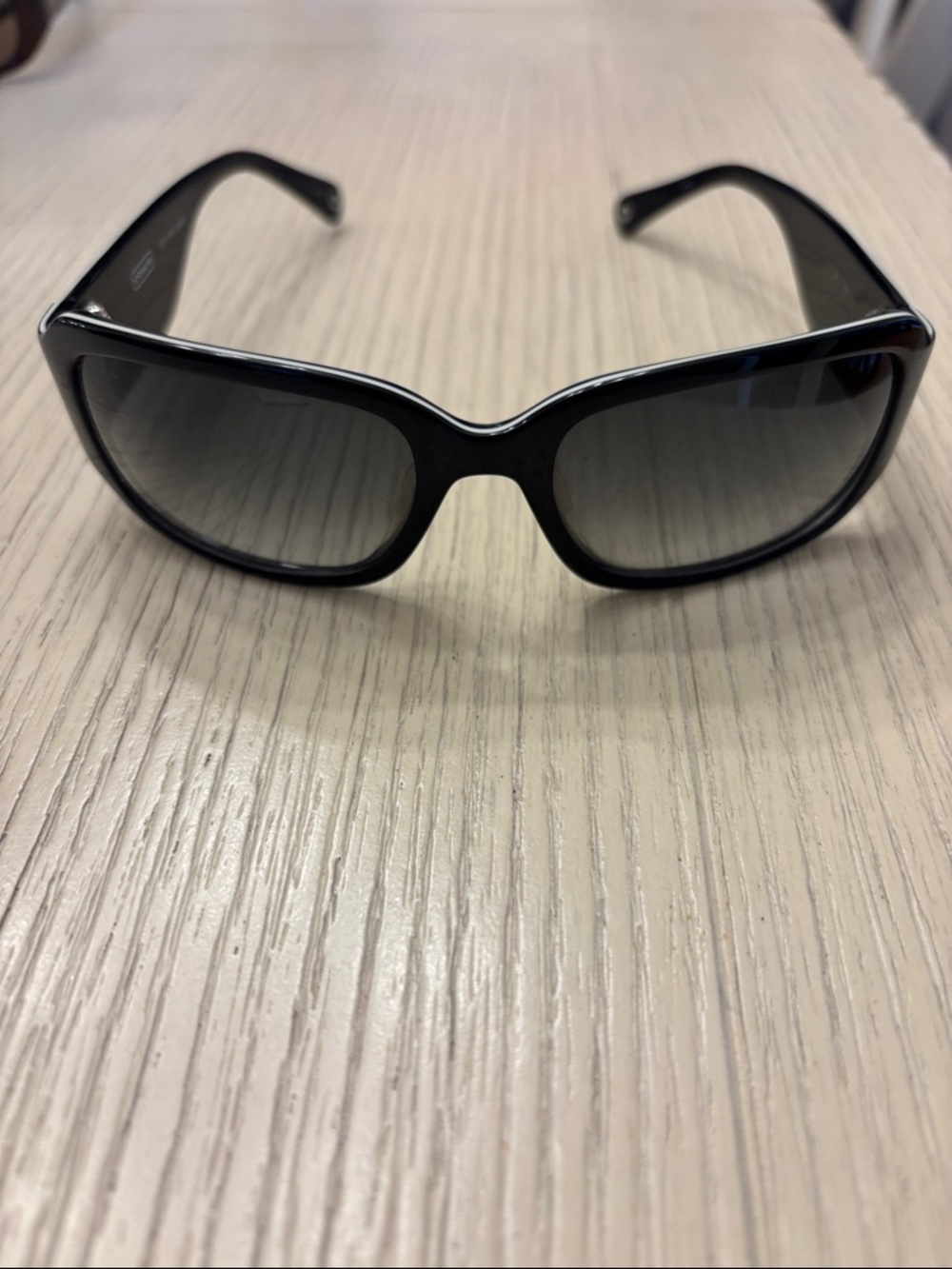 Coach Women's Black Gradient Lens Sunglasses